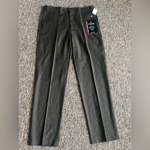 Chaos Men’s Performance Series Wool Blend Brown Slack Dress Pants Size 38x34 New